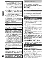 Preview for 4 page of Panasonic rp-wf950 Operating Instructions Manual