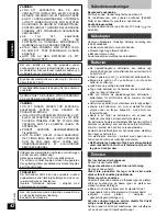 Preview for 42 page of Panasonic rp-wf950 Operating Instructions Manual