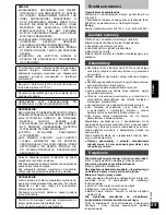 Preview for 59 page of Panasonic rp-wf950 Operating Instructions Manual