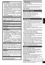 Предварительный просмотр 5 страницы Panasonic RP-WF950E-S Operating Instructions Manual