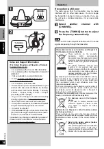 Предварительный просмотр 14 страницы Panasonic RP-WF950E-S Operating Instructions Manual