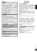 Предварительный просмотр 21 страницы Panasonic RP-WF950E-S Operating Instructions Manual