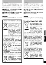 Предварительный просмотр 71 страницы Panasonic RP-WF950E-S Operating Instructions Manual