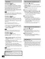 Preview for 22 page of Panasonic RP-WFG20 Operating Instructions Manual