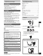 Preview for 49 page of Panasonic RP-WFG20 Operating Instructions Manual