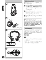 Предварительный просмотр 6 страницы Panasonic RP-WH25 Operating Instructions Manual