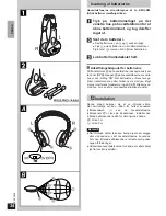 Предварительный просмотр 34 страницы Panasonic RP-WH25 Operating Instructions Manual