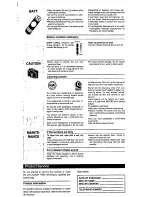 Предварительный просмотр 5 страницы Panasonic RQ-A200 Operating Instructions Manual