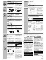 Предварительный просмотр 2 страницы Panasonic RQ-A220 Operating Instructions