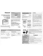 Предварительный просмотр 1 страницы Panasonic RQ-C05V Operating Instructions