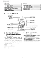 Предварительный просмотр 2 страницы Panasonic RQ-CR07VGC Service Manual