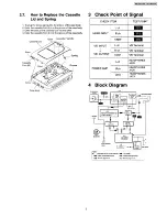 Предварительный просмотр 5 страницы Panasonic RQ-CR07VGU Service Manual