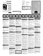 Panasonic RQ-CR18V Operating Instructions preview