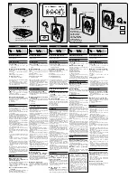 Preview for 2 page of Panasonic RQ-CR18V Operating Instructions