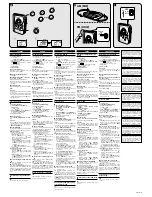 Предварительный просмотр 4 страницы Panasonic RQ-CR18V Operating Instructions