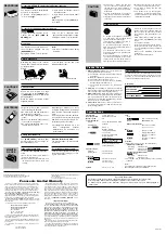 Preview for 2 page of Panasonic RQ-L11 Operating Instructions