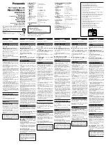 Preview for 2 page of Panasonic RQ-L31 Operating Instructions Manual