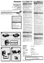 Panasonic RQ-L36 Operating Instructions preview