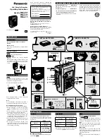 Preview for 1 page of Panasonic RQ-L51 Operating Instructions