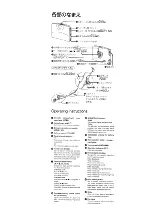 Предварительный просмотр 4 страницы Panasonic RQ-S30 Operating Instructions