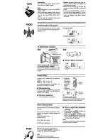 Preview for 3 page of Panasonic RQ-SW44VA Operating Instructions