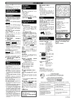 Preview for 8 page of Panasonic RQ-SX32 Operating Instructions Manual