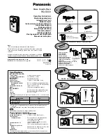 Предварительный просмотр 1 страницы Panasonic RQ-SX43 Operating Instructions Manual