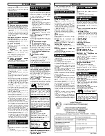 Предварительный просмотр 8 страницы Panasonic RQ-SX43 Operating Instructions Manual