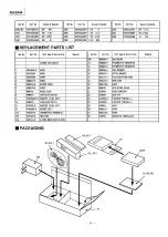 Предварительный просмотр 22 страницы Panasonic RQ-SX44 Service Manual