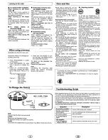 Preview for 5 page of Panasonic RQ-SX50V Operating Instructions Manual