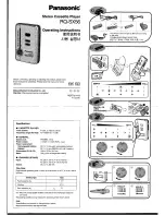 Panasonic RQ-SX56 Operating Instructions preview