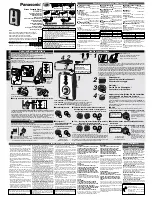 Предварительный просмотр 1 страницы Panasonic RQ-SX57 Operating Instructions