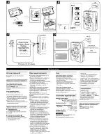 Предварительный просмотр 2 страницы Panasonic RQ-SX58V Operating Instructions