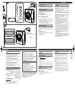 Предварительный просмотр 2 страницы Panasonic RQ-SX58VA Operating Instructions Manual