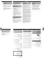 Предварительный просмотр 3 страницы Panasonic RQ-SX58VA Operating Instructions Manual