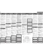 Предварительный просмотр 2 страницы Panasonic RQ-SX59 Operating Instructions