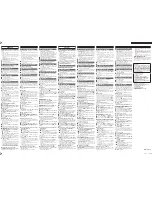 Предварительный просмотр 4 страницы Panasonic RQ-SX59 Operating Instructions