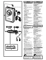 Предварительный просмотр 5 страницы Panasonic RQ-SX76 Operating Instructions Manual