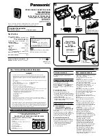 Panasonic RQ-SX78VA Operating Instructions Manual предпросмотр