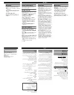 Preview for 3 page of Panasonic RQ-SX78VA Operating Instructions Manual