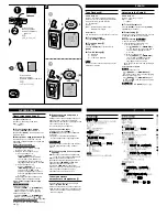 Предварительный просмотр 5 страницы Panasonic RQ-SX78VA Operating Instructions Manual