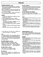 Preview for 2 page of Panasonic RQ-V161 Operating Instructions