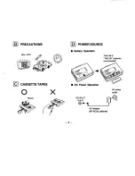 Предварительный просмотр 3 страницы Panasonic RQ-V162 Operating Instructions Manual