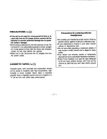 Предварительный просмотр 7 страницы Panasonic RQ-V162 Operating Instructions Manual