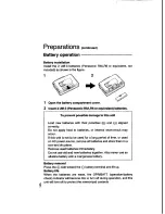 Предварительный просмотр 4 страницы Panasonic RQ-V185 Operating Instructions Manual