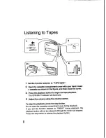 Предварительный просмотр 8 страницы Panasonic RQ-V185 Operating Instructions Manual