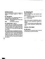 Preview for 10 page of Panasonic RQ-V190 Operating Instructions Manual