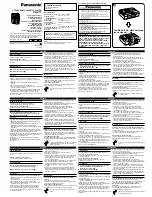 Panasonic RQ-V77 Operating Instructions preview