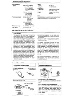 Preview for 2 page of Panasonic RQ-V80 Operating Instructions