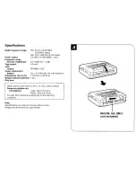 Предварительный просмотр 3 страницы Panasonic RQE20V - PERSONAL STEREO-LOW (Russian) Руководство По Эксплуатации